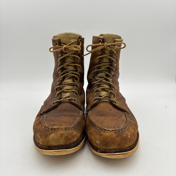 Vintage 50s The Rand Sharpshooter Moc Toe Work Boots Distressed Men\'s 10.5 D main image 12